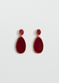 Long beaded earrings at Mango